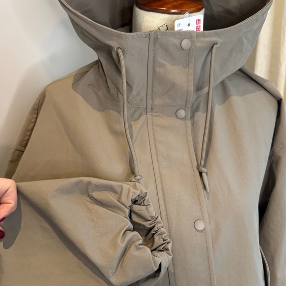 Uniqlo Short Parka Rain Jacket Coat NEW NWT - Picture 5 of 6